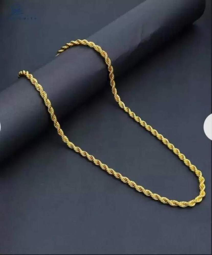 Gold plated chain flipkart sale