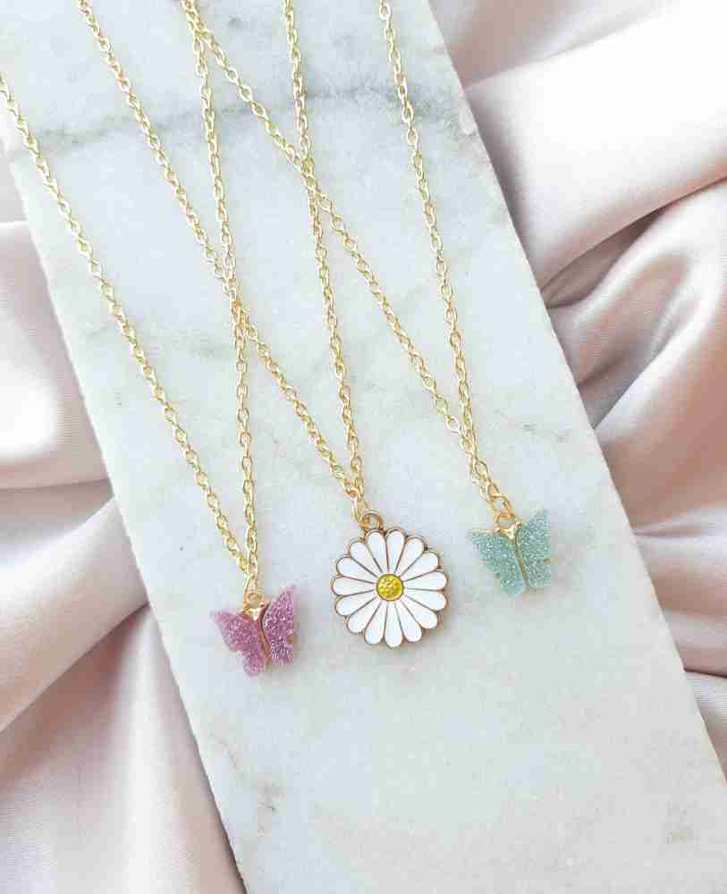 EnlightenMani Sparkles Collection ~ Pack of 4 Necklaces Gold-plated Plated  Alloy Necklace Set Price in India - Buy EnlightenMani Sparkles Collection ~  Pack of 4 Necklaces Gold-plated Plated Alloy Necklace Set Online