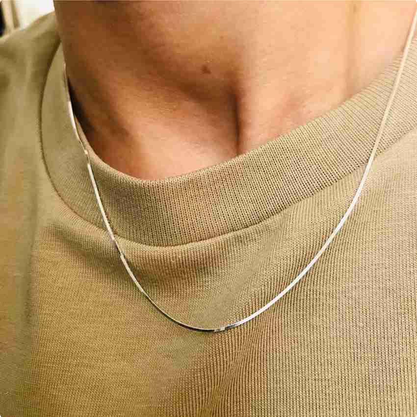 Silver chain small online