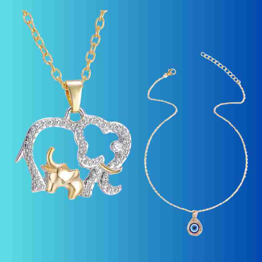 Gold necklace set discount for baby girl