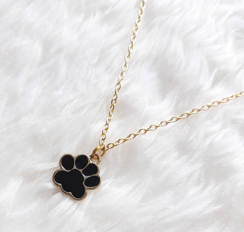 Dog shop paw chain