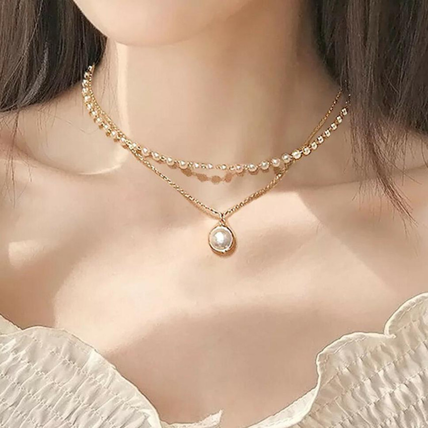 Layered store necklace flipkart
