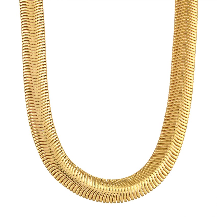 RN 24KT Gold Plated 1 Micron Brass 7mm thick 30gm, 22Inch long