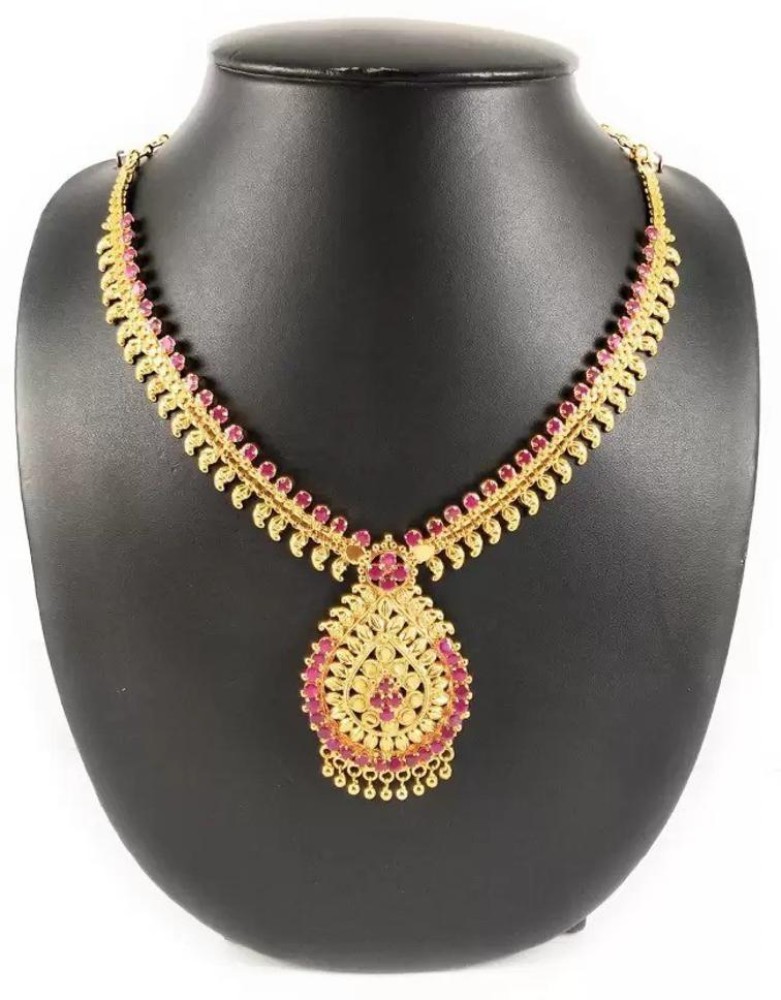 Ruby stone gold 2024 necklace price