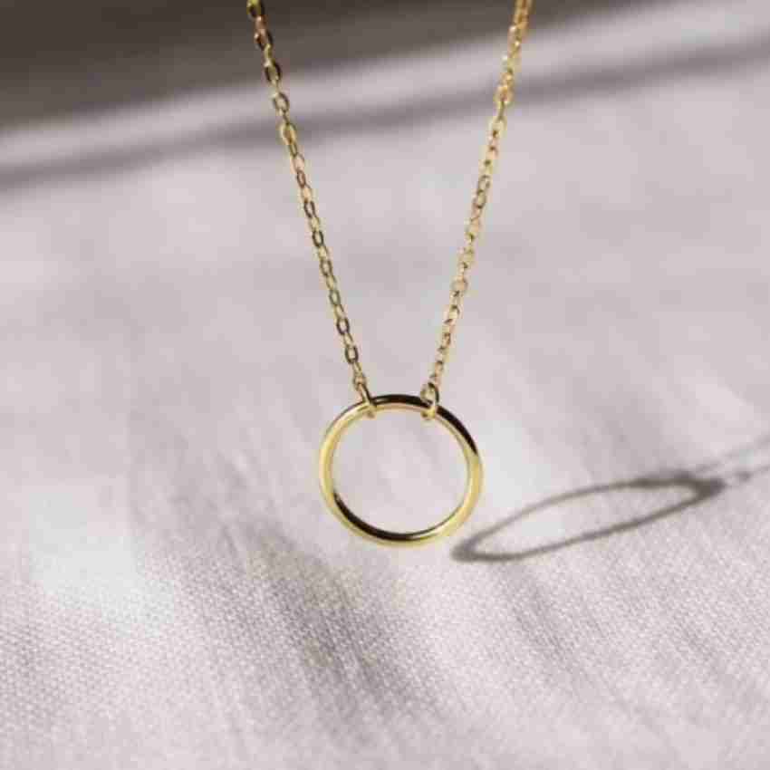 zayraa Beautiful Design Round Shape Pendant With Snake Silver Chain Gold plated Alloy Pendant Set Price in India Buy zayraa Beautiful Design Round Shape Pendant With Snake Silver Chain Gold plated All...