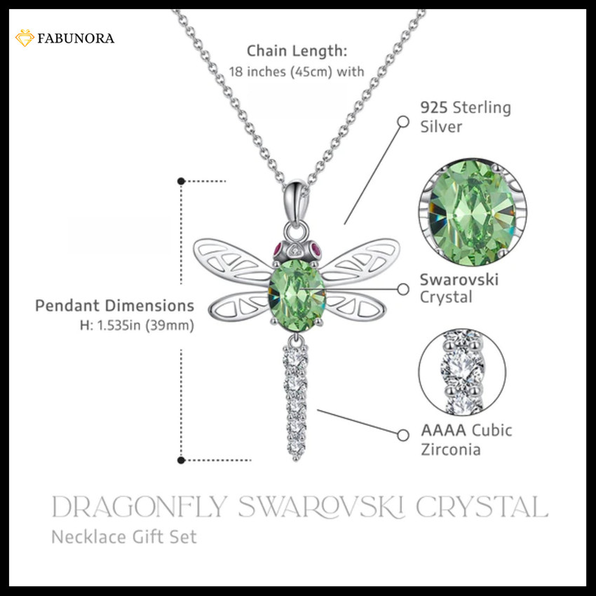 Dragonfly discount necklace swarovski