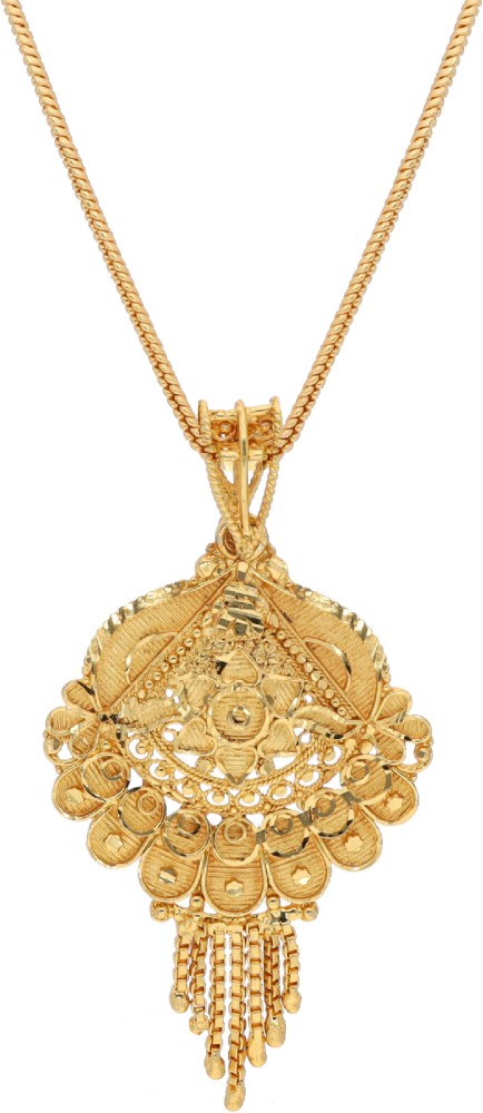 SIYA JEWELS Gold Plated 22Inch Traditional Fashion Jewellery Pendant Chain  for Women & Girls Gold-plated Plated Alloy Necklace Price in India - Buy  SIYA JEWELS Gold Plated 22Inch Traditional Fashion Jewellery Pendant