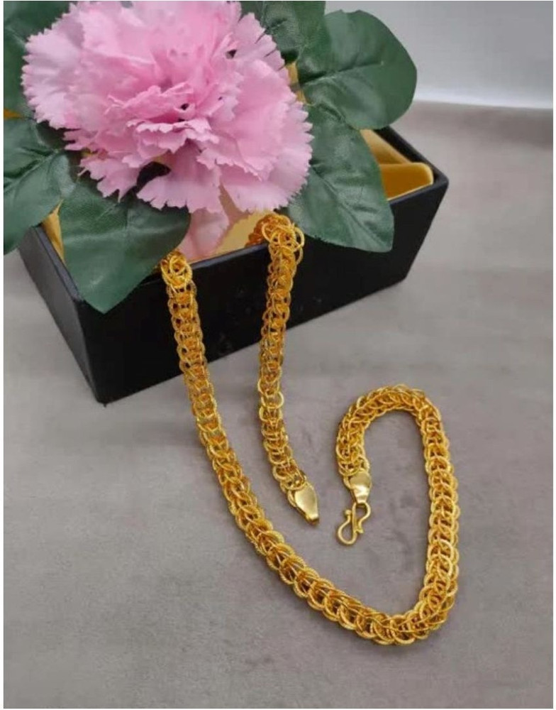 MaatPita Gold plated Plated Brass Chain Price in India Buy