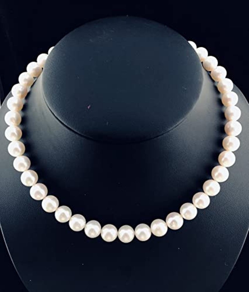 Pure pearl necklace deals price