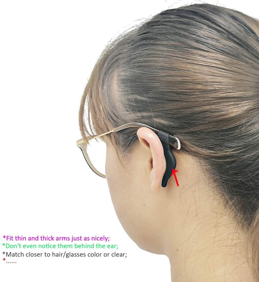 Rubber eyeglass ear grips new arrivals