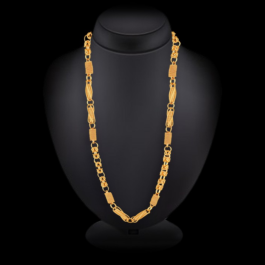 Gold chain hot sale with platinum