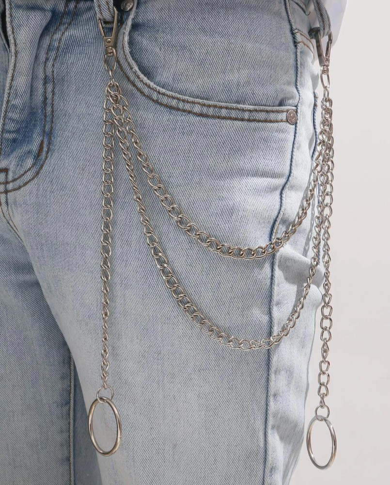 Its 4 You Side Pants Chain,Punk Jean Chain,Multi Layer Chain For Womens And  Mens Sterling Silver Plated Stainless Steel Chain Price in India - Buy Its  4 You Side Pants Chain,Punk Jean