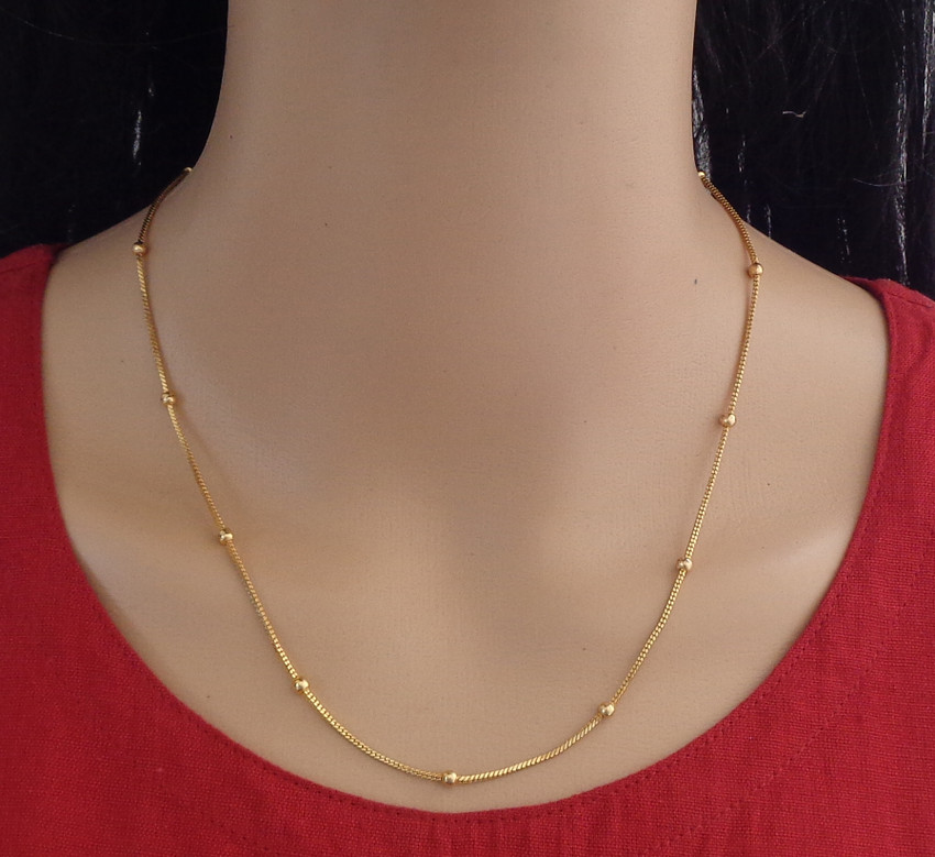 Gold Chain Designs For Girls