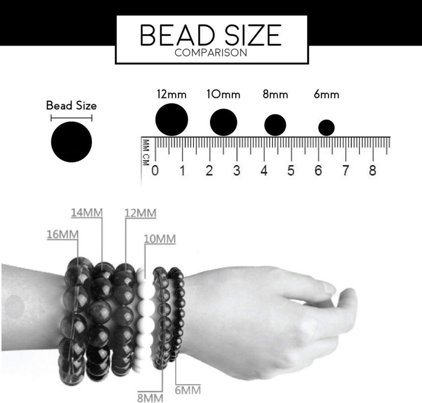 90 Black Wooden Beads 8 mm