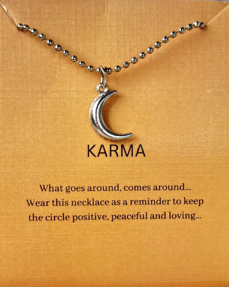Oralia Silver Moon Necklace Perfect for daily wear Ball Chain