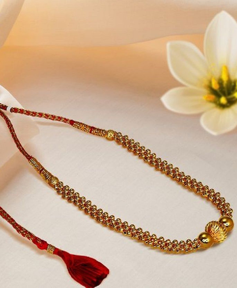 Lila Maharashtrian Traditional Wedding Kolhapuri Thushi Choker Necklace Set Jewellery Gold plated Plated Brass Copper Dori Alloy Necklace Price in India Buy Lila Maharashtrian Traditional Wedding Kolh...