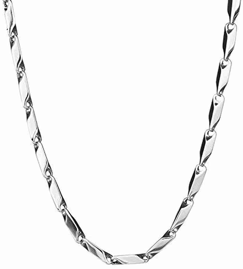 Silver necklace design for man top