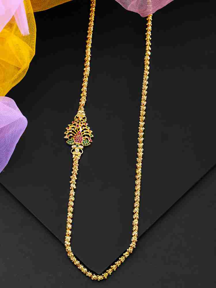 Thali chain with hot sale side mugappu