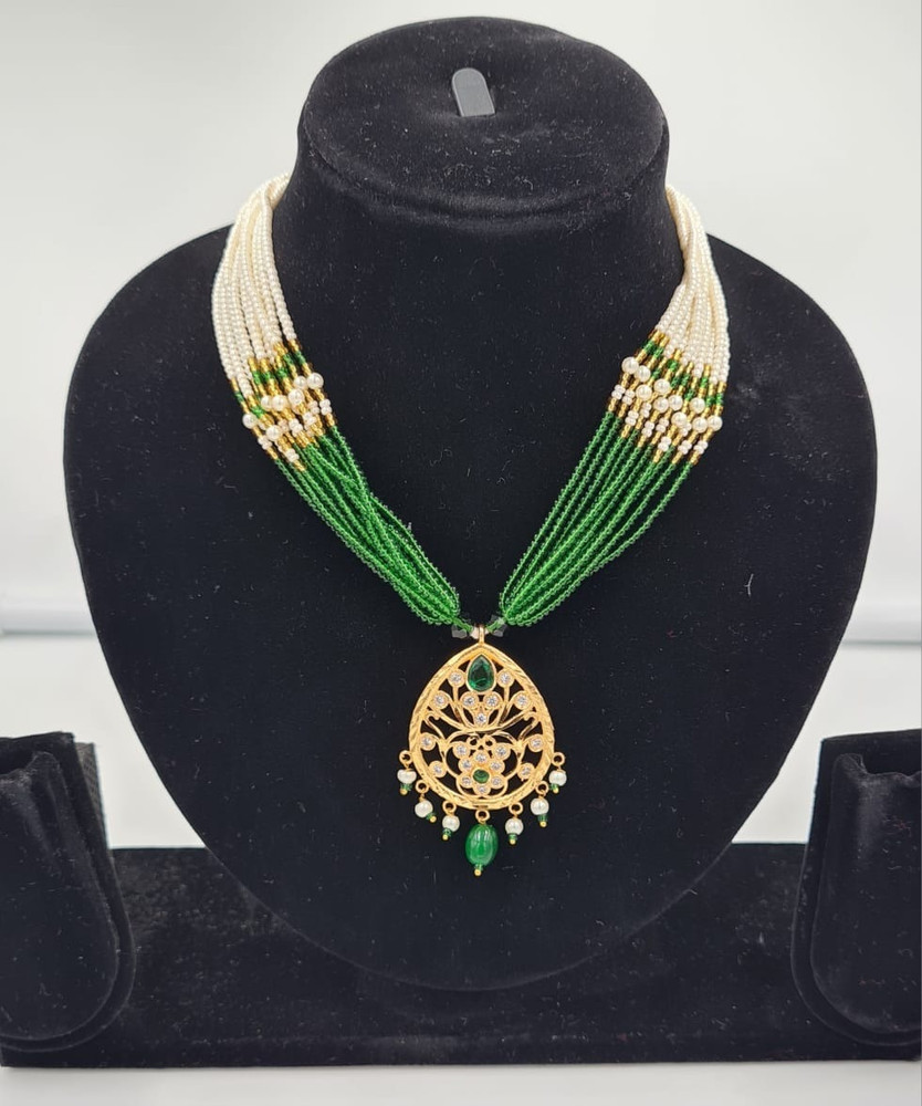 Beads jewellery designs in gold with price best sale