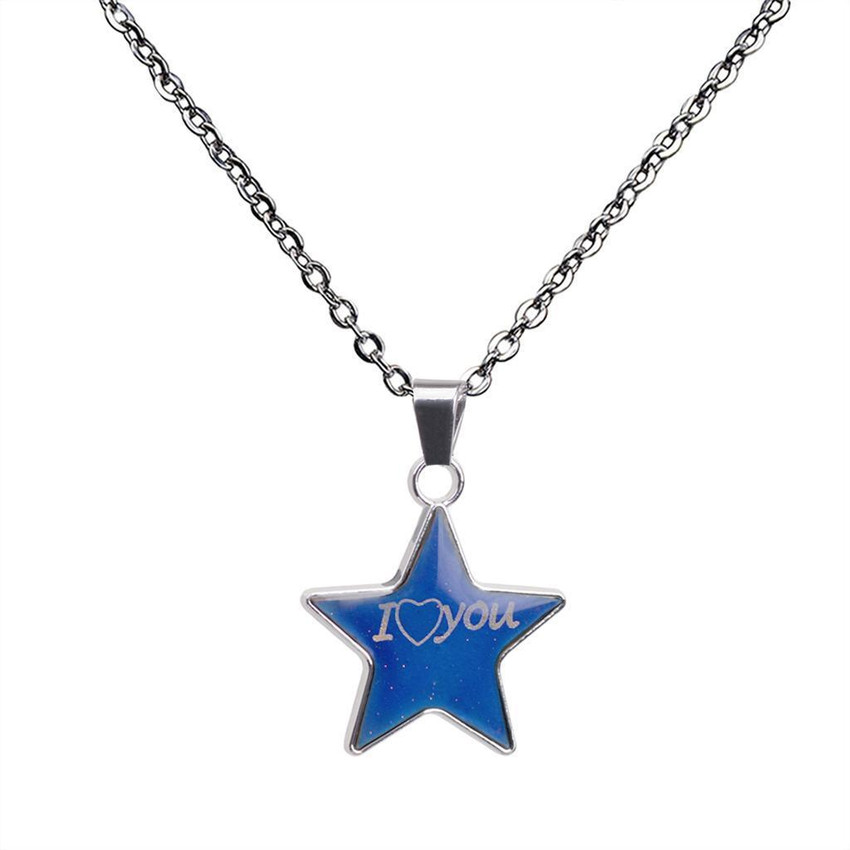 Star mood necklace online