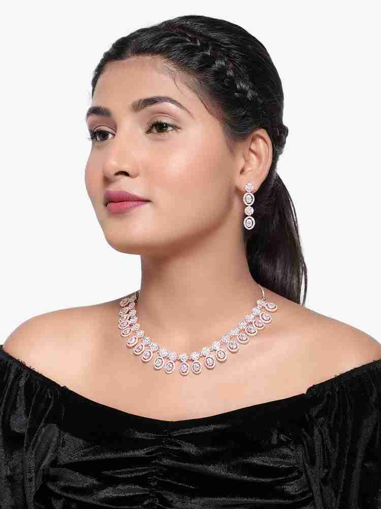 Flipkart discount diamond necklace