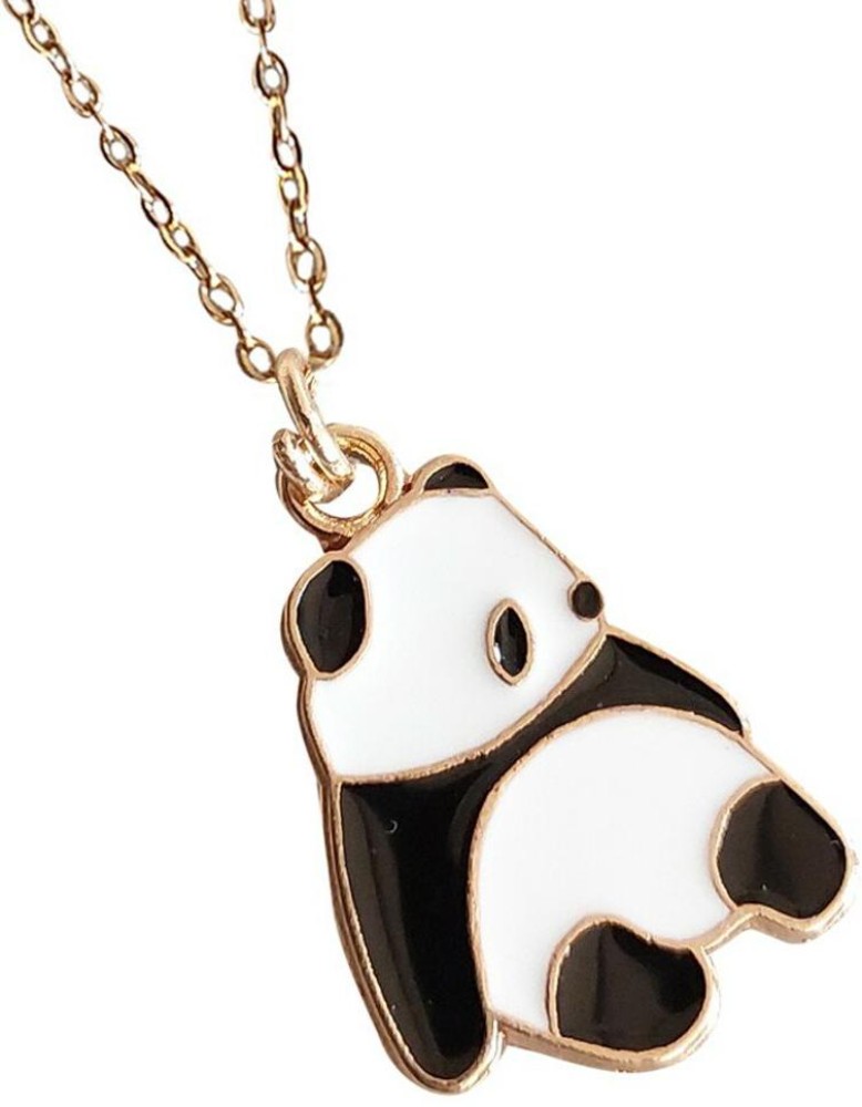 Gold panda clearance pendant