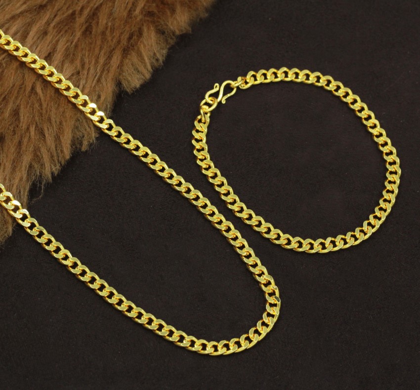 Trendy 80/cm Hip Hop Cuban Link Chain Gold Color Men Jewelry Big