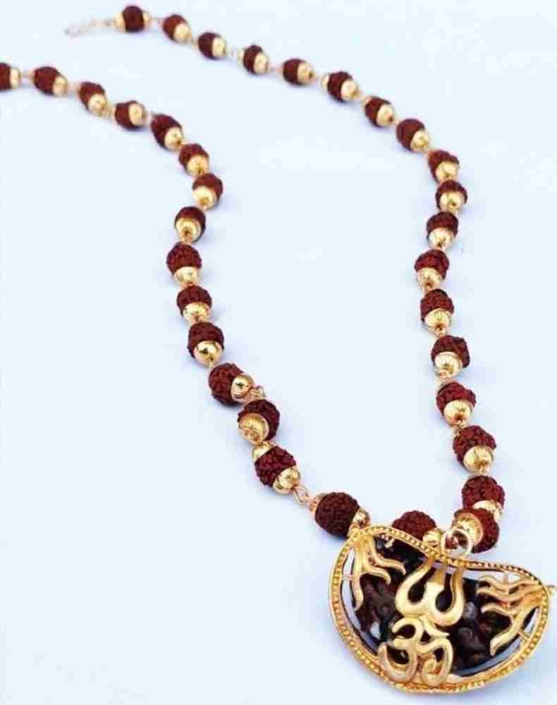 Rudraksha mala with deals om locket