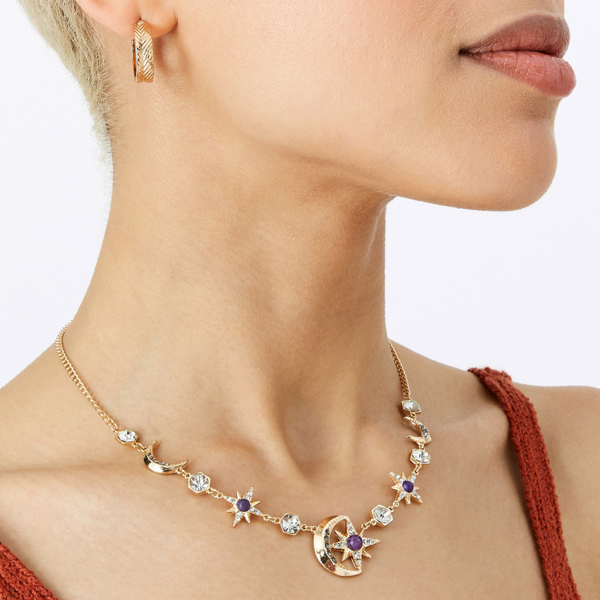 Accessorize on sale swarovski necklace