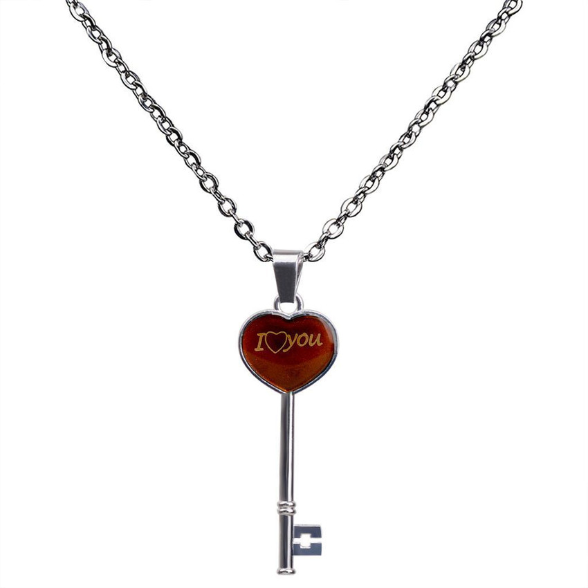 Mood necklace key store