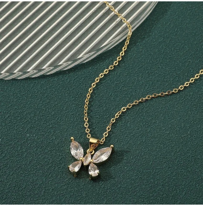 Flutter butter deals necklace