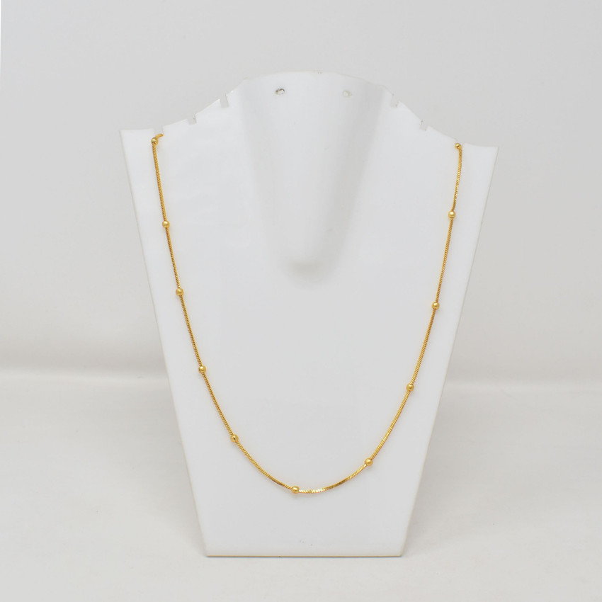 city sign Gold Plated Brass Necklace Ball Chain for women girls