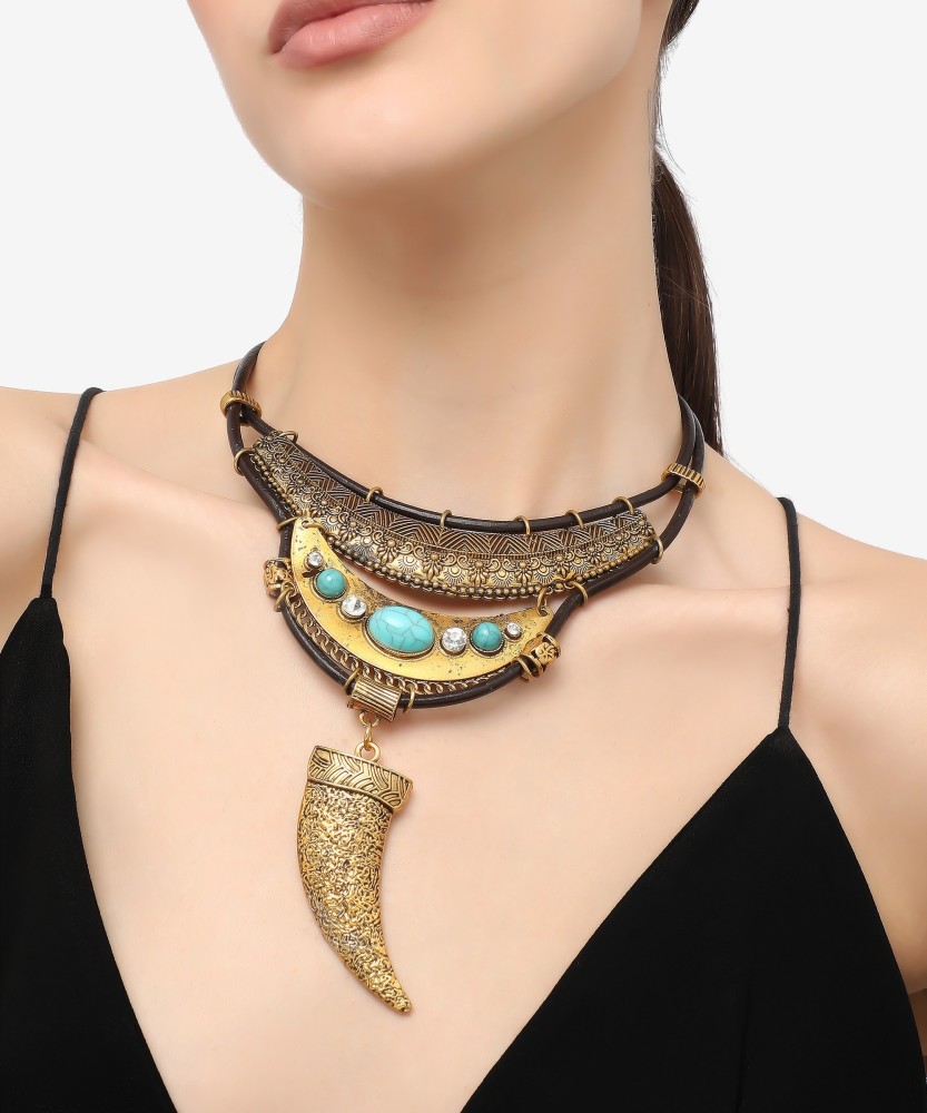 SOHI Gold-plated Plated Alloy Necklace Price in India - Buy SOHI