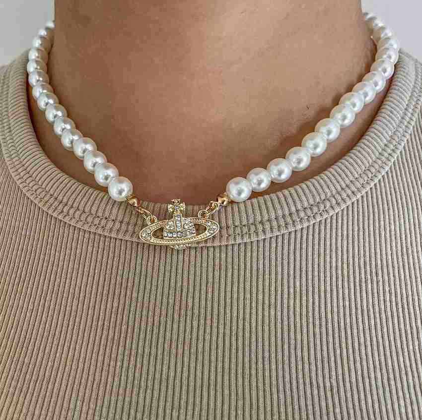 Vivienne westwood necklace pearl price hotsell