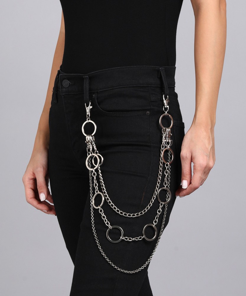Amazon.com: 5 Pieces Chain Belt Jeans Pants Chain Pocket Waist Chain  Multi-Layer Hip Hop Metal Wallet Chain for Men Women (Gold) : Clothing,  Shoes & Jewelry