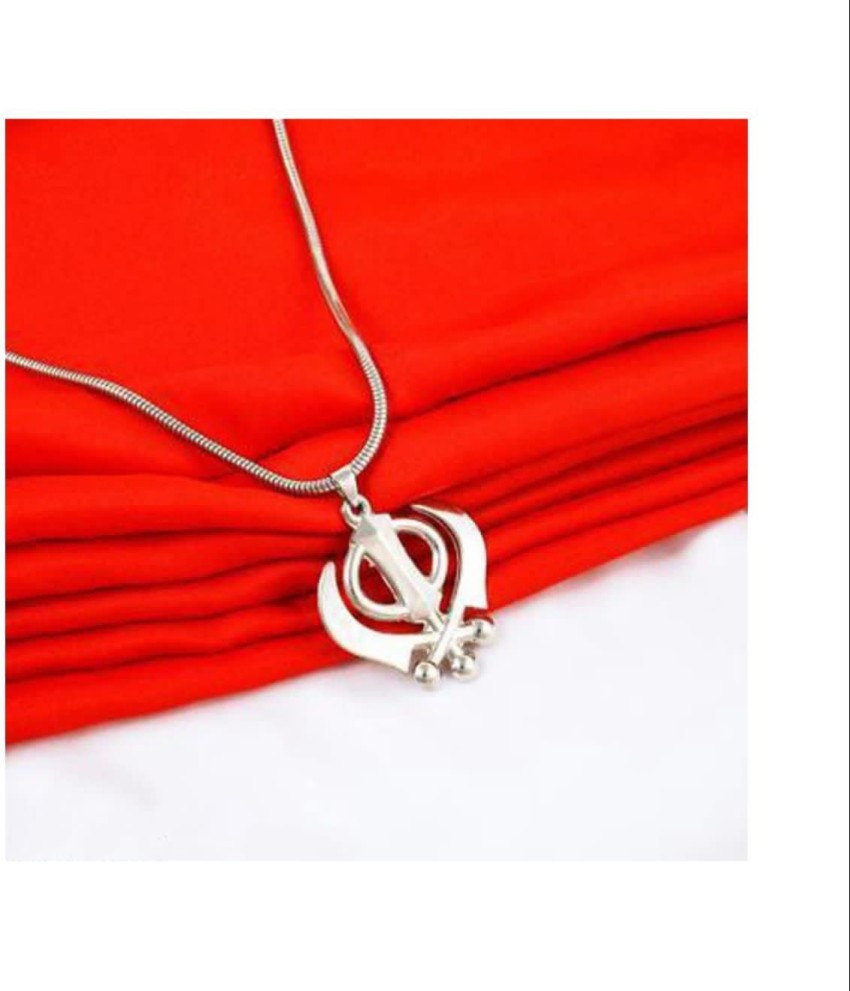 Silver on sale necklace flipkart