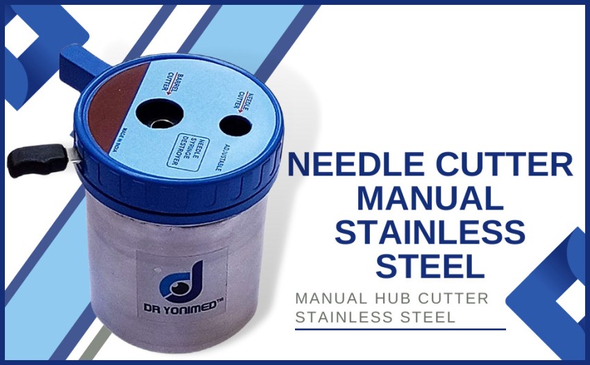 Stainless Steel CRENEU Manual Needle Destroyer, For Hospital at Rs