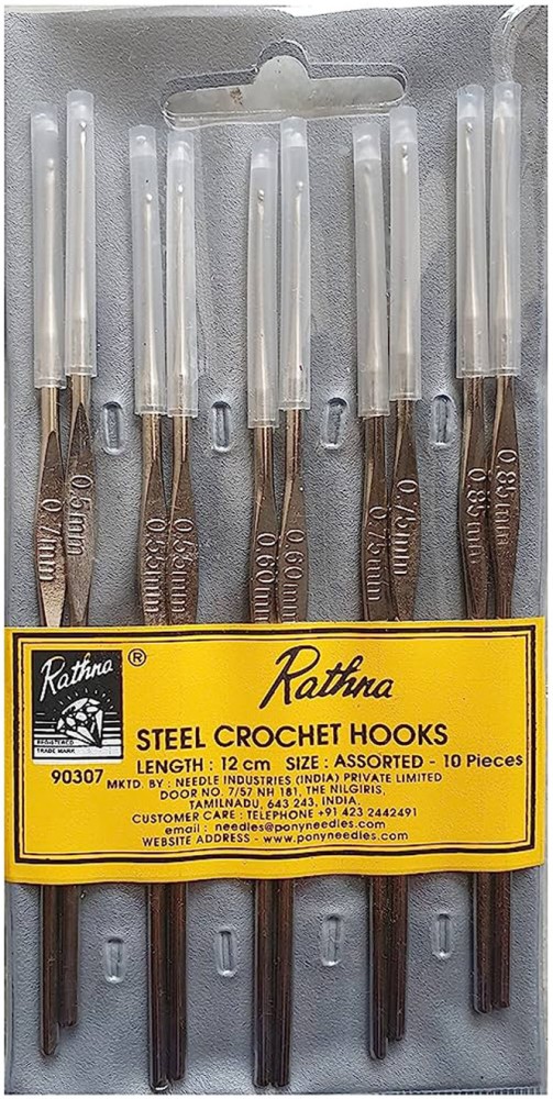 Vardhman Aluminum Multicolor Crochet Hooks 5.50 to 8 mm, pack of 5  knitting, MADE IN INDIA pins Hand Sewing Needle Price in India - Buy  Vardhman Aluminum Multicolor Crochet Hooks 5.50 to 8 mm, pack of 5  knitting, MADE IN INDIA pins Hand Sewing