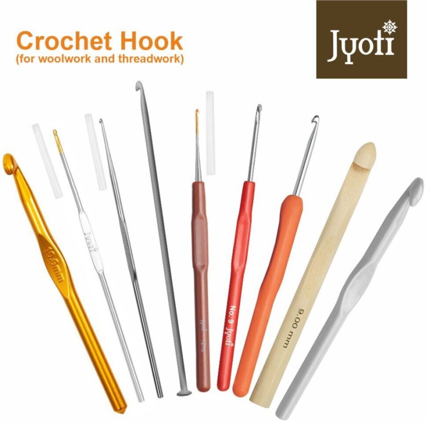 Jyoti Crochet Hooks - Aluminium (1 Piece of Colored 6 Inch / 15cm