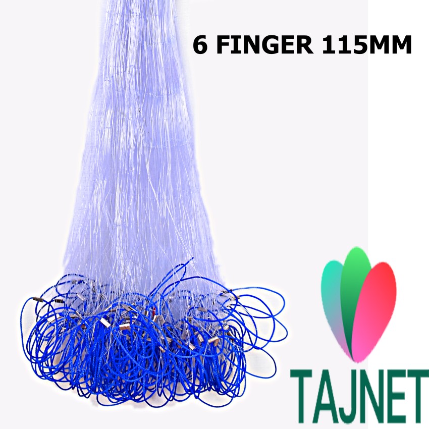 TAJNET PACK OF 2,GILLNET 6,FINGER 23/115MM, 6FT,HEIGHT 100FT