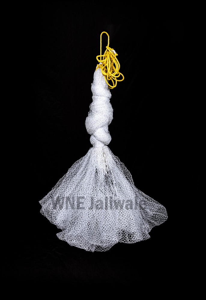 WNE Jaliwale Fishing Cast Throw Net Hand Throw Fishing nets ( Lead Sinker )  - 7 Feet Fishing Net - Buy WNE Jaliwale Fishing Cast Throw Net Hand Throw  Fishing nets (