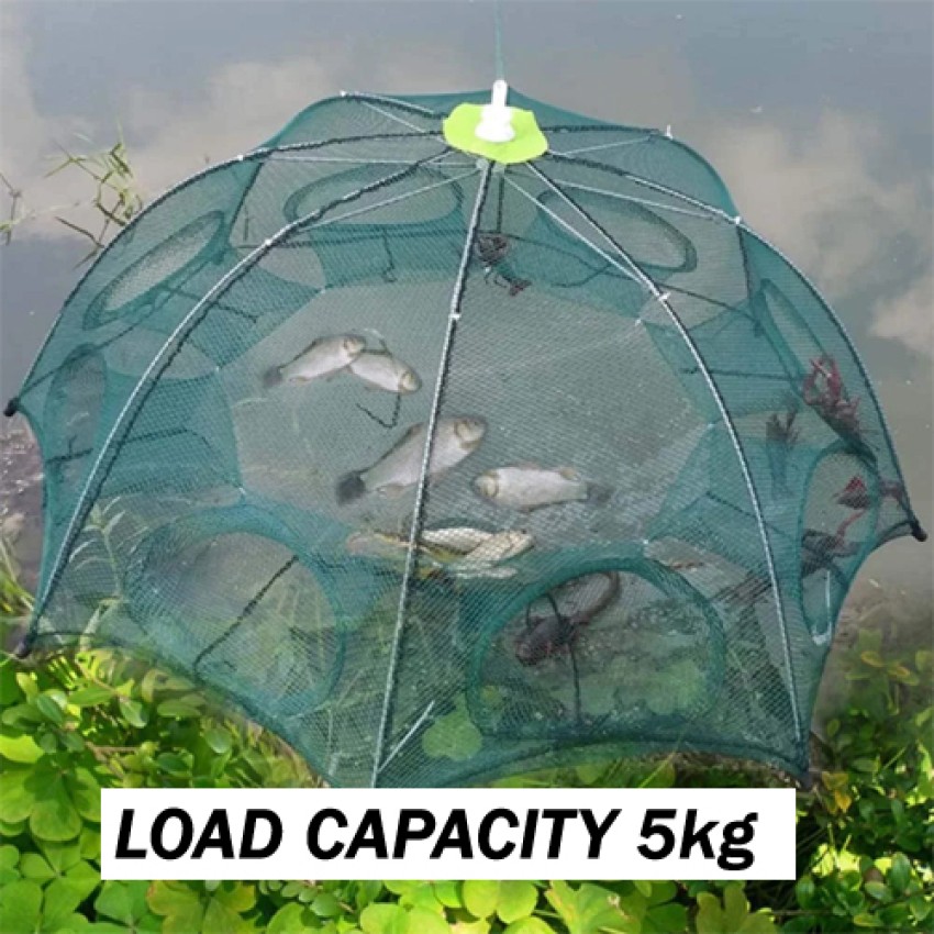 Multi Size Fishing Net Trap Mesh Luminous Netting Fishnet Tackle