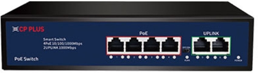 6-Port FE Switch w/ 4 PoE Ports (1 x High-Power PoE)