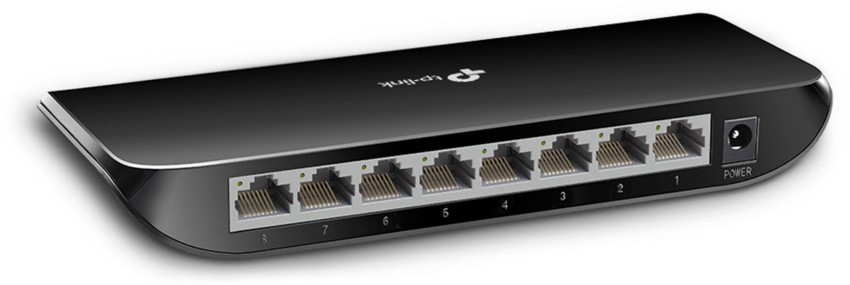 Switch Giga Ethernet 8 Puertos 10/100/1000 Tp Link Tl-sg108 - TP-LINK