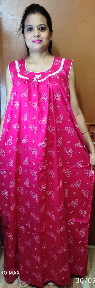 Sleeveless nighty flipkart 2025