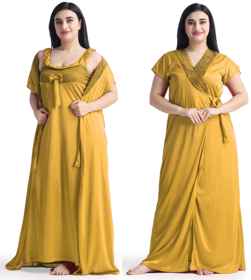 Cotton nighty outlet with robe