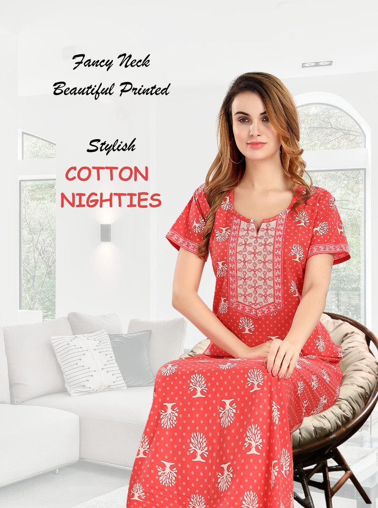 Mangai cotton nighties online shopping cheap
