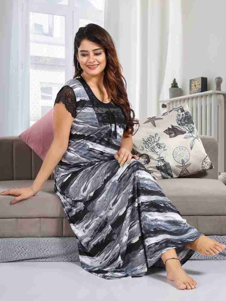 SHOPPING STATION Women Nighty - Buy SHOPPING STATION Women Nighty 