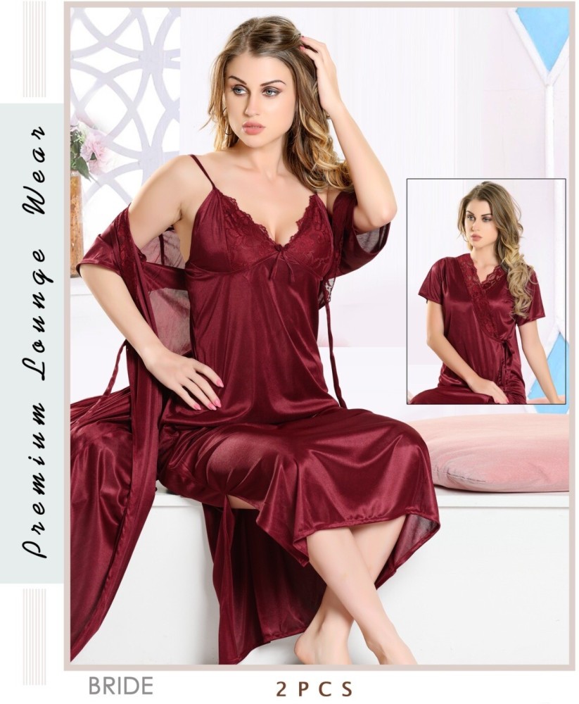 satin night gown online