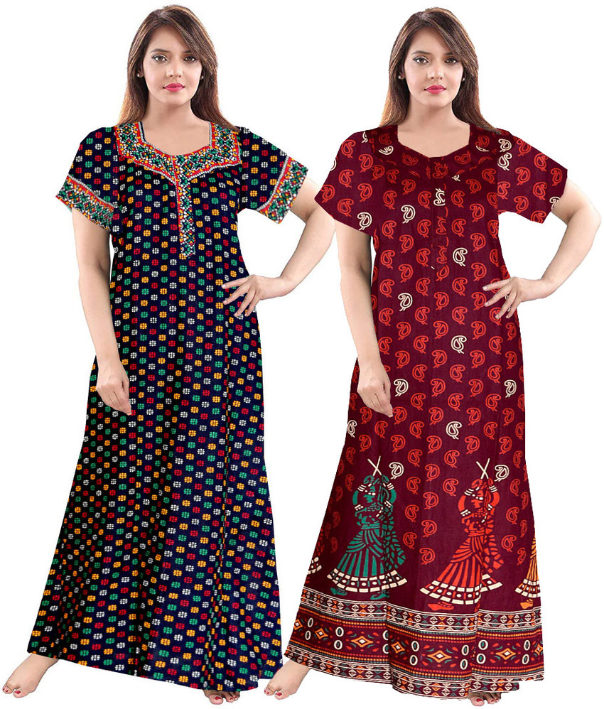 Ali Textiles Women Nighty - Buy Ali Textiles Women Nighty Online at Best  Prices in India | Flipkart.com